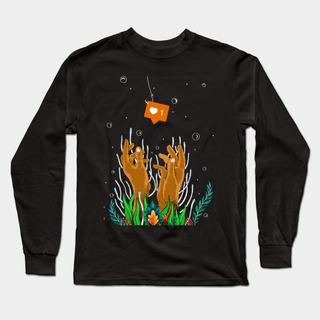 Liked Long Sleeve T-Shirt by Izakmugwe